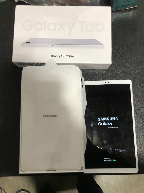 Photo 2 of Samsung Galaxy Tab A7 Lite SM-T220 Tablet - 8.7" WXGA+ Quad-core (4 Core) 2.30 GHz - 3 GB RAM - 32 GB Storage - Android 11 - Silver - MediaTek SoC - Upto 1 TB microSD Supported - 1340 x 800 - 2 M