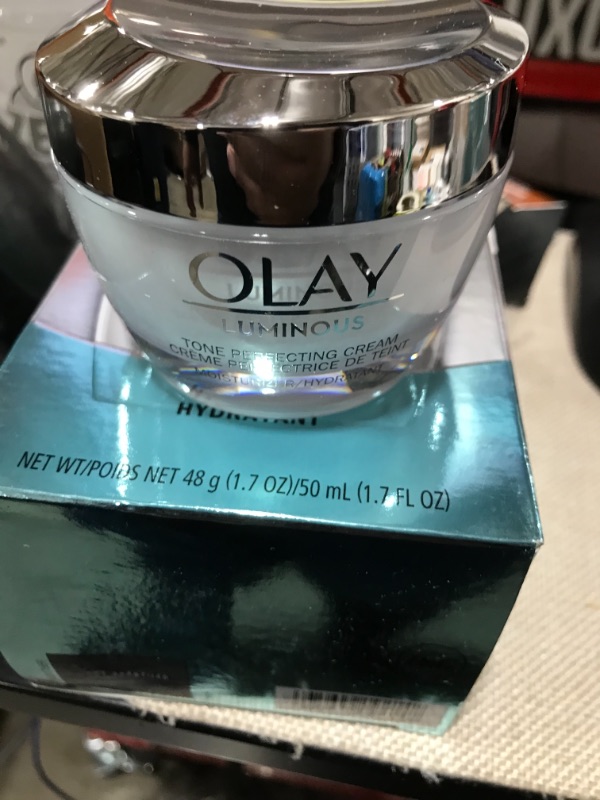 Photo 2 of Dark Spot Corrector by Olay, Luminous Tone Perfecting Cream and Sun Spot Remover, Advanced Tone Perfecting Face Moisturizer, 48 g (Packaging may vary)
