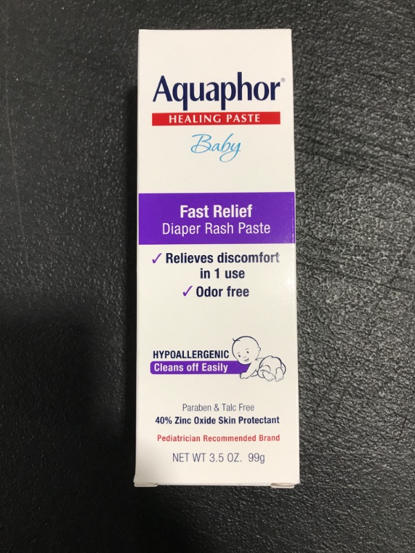 Photo 2 of Aquaphor Baby Diaper Rash Paste - For Serious Diaper Rash and Flare-ups - 3.5 Oz. Tube 3.5 Ounce (Pack of 1). 