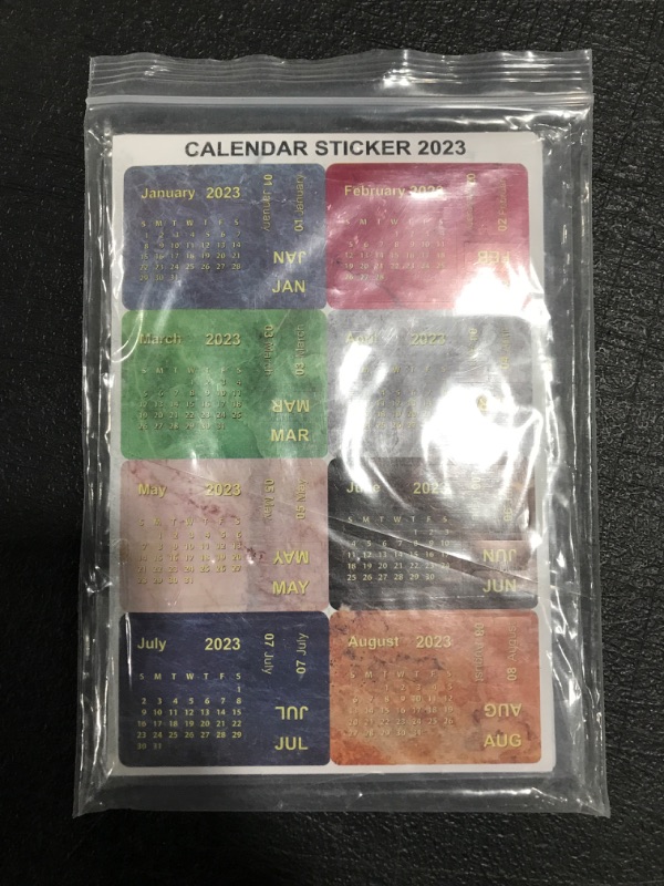 Photo 1 of 2023 CALENDAR STICKERS