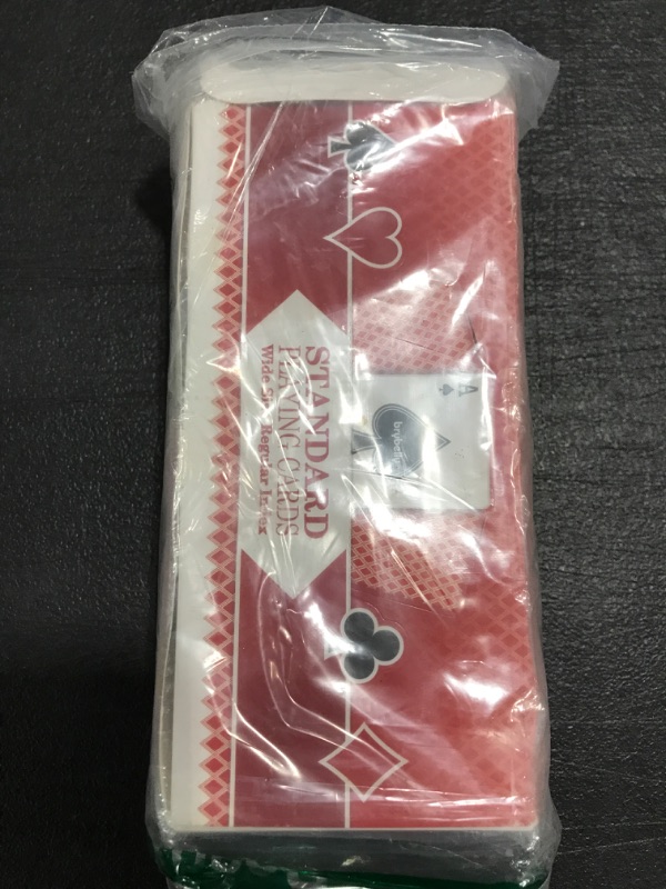 Photo 1 of 12 Red Decks, Wide Size, Regular Index Playing Cards