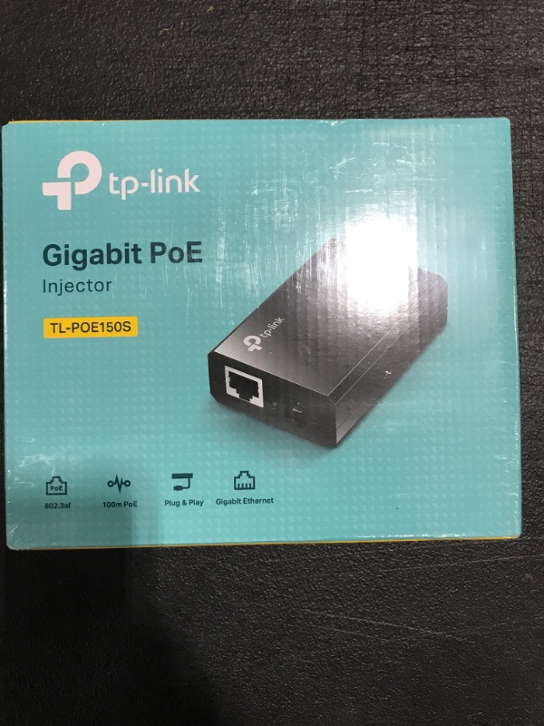 Photo 2 of TP-LINK TL-POE150S POE SPLITTER ADAPTER PLASTIC CASE PLUG AND PLAY. 