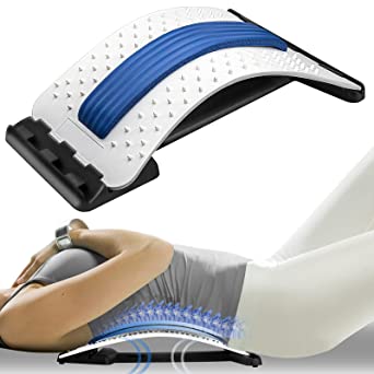 Photo 1 of Back Stretcher for Lower Back Pain Relief, Back Cracker Board, Multi-Level Back Massager Lumbar, Back Stretching Device for Spine Decompression, Herniated Disc, Sciatica Pain Relief. PHOTOT FOR REFERENCE, MAY VARY SLIGHTLY. 
