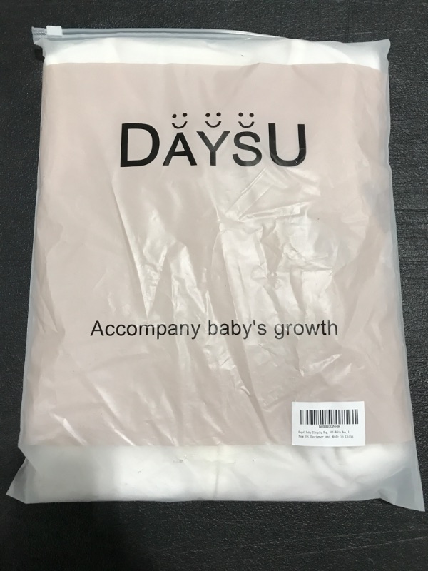 Photo 2 of DaysU Micro Fleece Baby Sleep Sack, Baby Sleeping Bag Sleeveless with Two-Way Zipper, Sleep Sack for Baby Unisex 12-18 Months, 1 Pack, Off-White Bee Bee Large. 