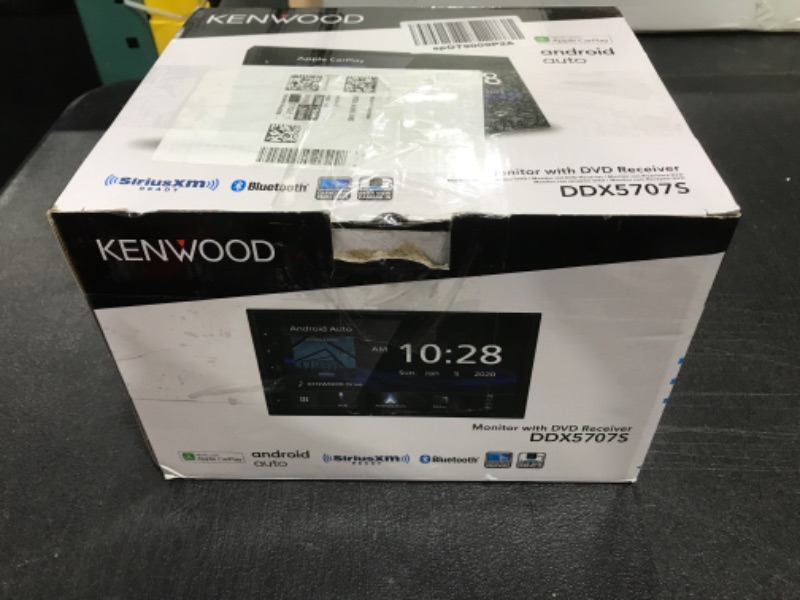 Photo 5 of KENWOOD DDX5707S Double Din DVD Car Stereo with Apple Carplay and Android Auto, 6.8 Inch Touchscreen, Bluetooth, Backup Camera Input, Subwoofer Out, USB Port, A/V Input, FM/AM Car Radio 