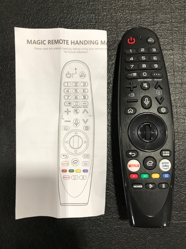 Photo 2 of Replacement LG Magic Remote Control for Smart TV,Low Power Tech Remote Only Compatible for AN-MR20GA,AN-MR19BA,AKB75855501,with Voice and Pointer Function,for LG LED OLED LCD 4K UHD TV
