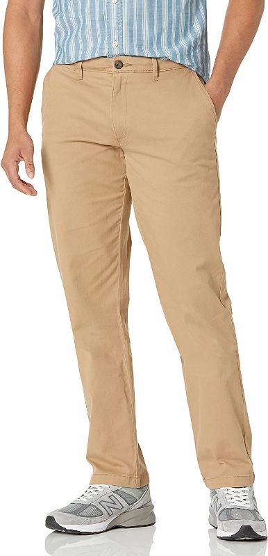 Photo 1 of Amazon Essentials Men's Straight-Fit Casual Khaki Pant 52Wx28L