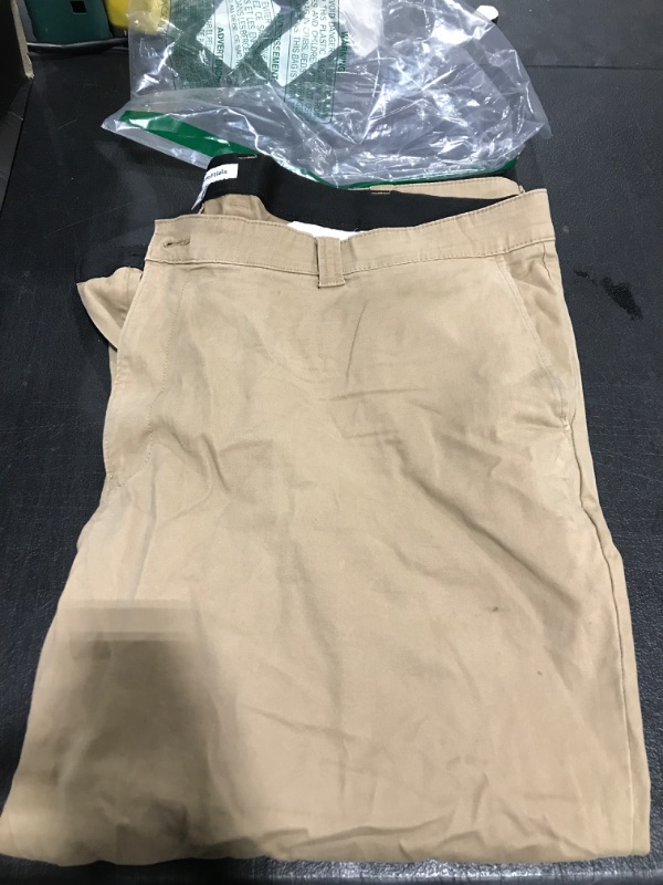 Photo 2 of Amazon Essentials Men's Straight-Fit Casual Khaki Pant 52Wx28L