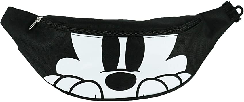 Photo 1 of Disney Mickey Mouse Double Pocket Fanny Waist Pack, Black
