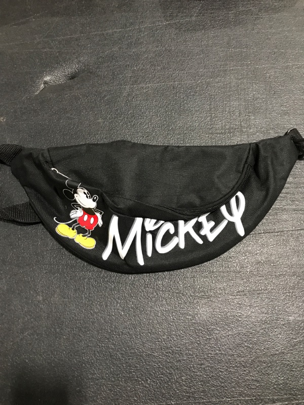 Photo 2 of Disney Mickey Mouse Waist Pack, Black. 
