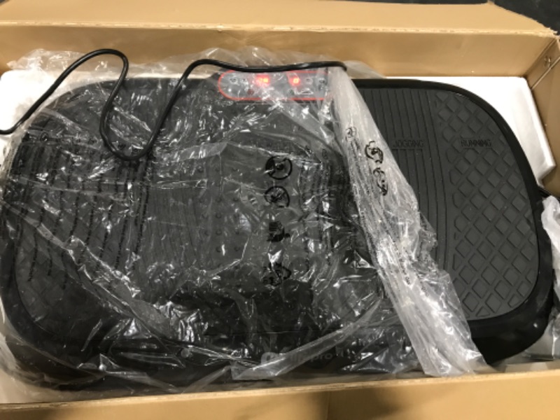 Photo 1 of LifePro Waver Vibration Plate Exercise Machine - Whole Body Workout Vibration Fitness Platform w/ Loop Bands - Home Training Equipment for Weight Loss & Toning Black