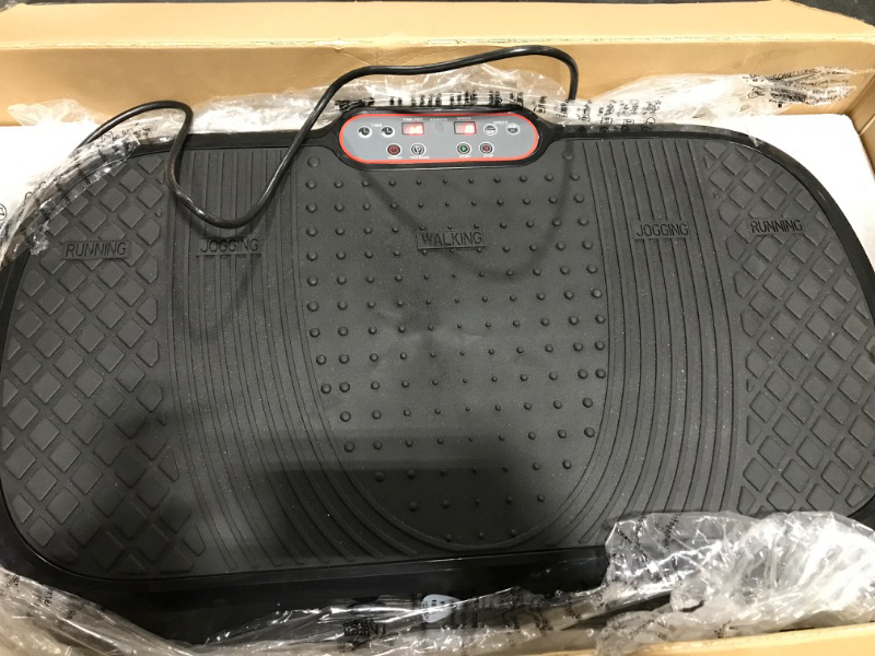 Photo 1 of LifePro Waver Vibration Plate Exercise Machine - Whole Body Workout Vibration Fitness Platform w/ Loop Bands - Home Training Equipment for Weight Loss & Toning Black