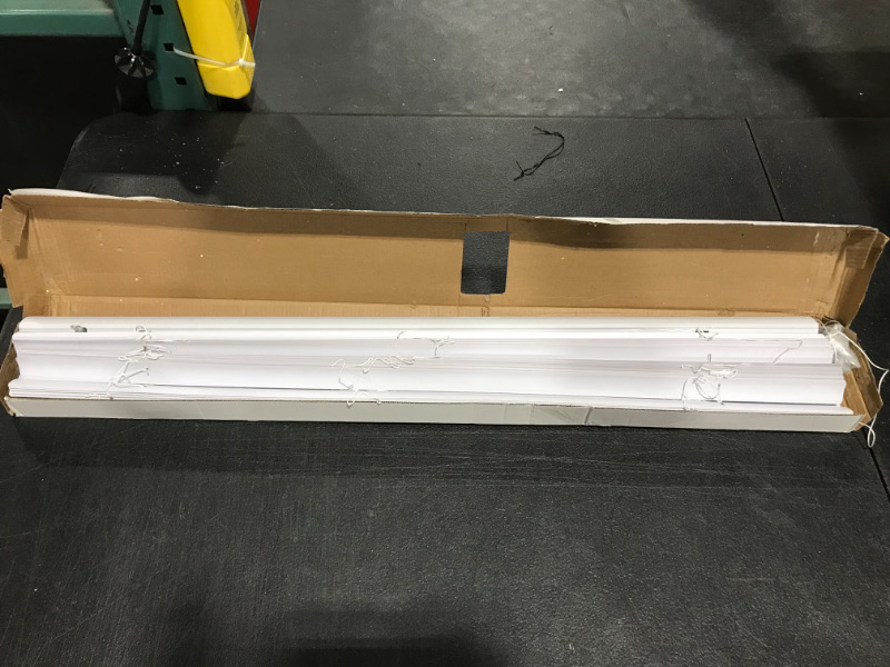 Photo 2 of Cordless Light Filtering Mini Blind - 33 Inch Length, 48 Inch Height, 1" Slat Size - Pearl White - Cordless GII Morningstar Horizontal Windows Blinds for Interior by Achim Home Decor 33 x 48 in Pearl White