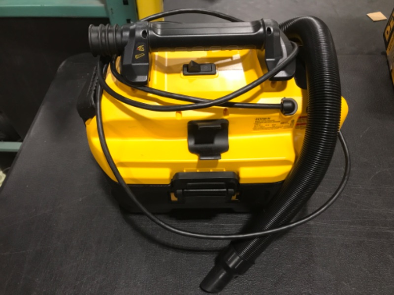 Photo 2 of DEWALT - 18/20 V MAX Cordless Wet-Dry Vacuum
