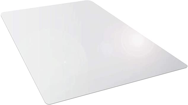 Photo 1 of UNBRANDED Vinyl Office Chair Mat for Hard Floors, Clear. UNMARKED SIZE. PHOTO FOR REFERENCE. 
