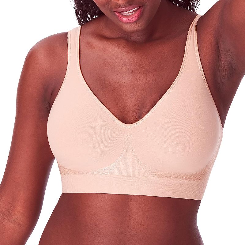 Photo 1 of Bali Women's Comfort Revolution Full-Coverage Wireless Bra, Wirefree T-Shirt Bra, SIZE L 