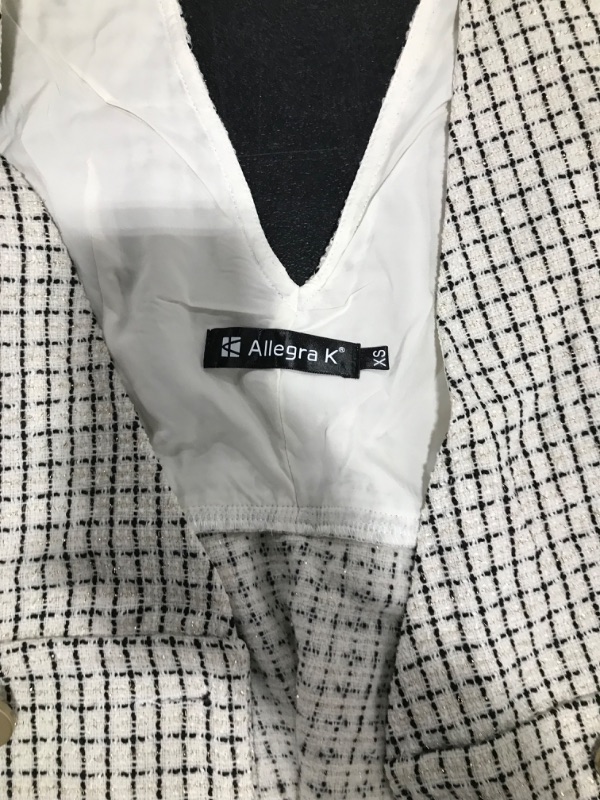 Photo 1 of Allegra K Women's Overalls Suspenders V Neck Plaid Houndstooth Pinafore Dress
SIZE XS