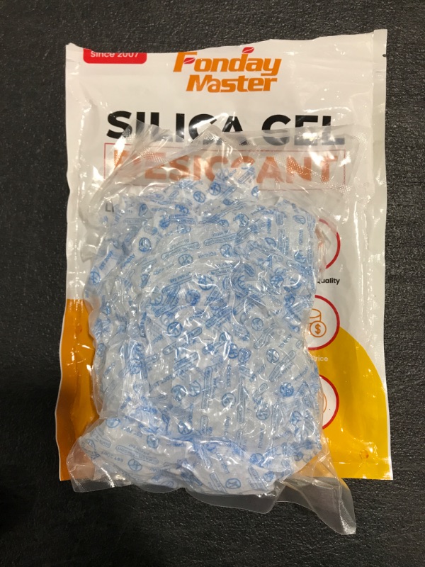 Photo 2 of 5 Gram [60 Packets] Fonday Food Grade Silica Gel Packs Desiccants - Moisture Absorbers, Desiccants Packets Dehumidifier Packs. OPEN PACKAGE. 