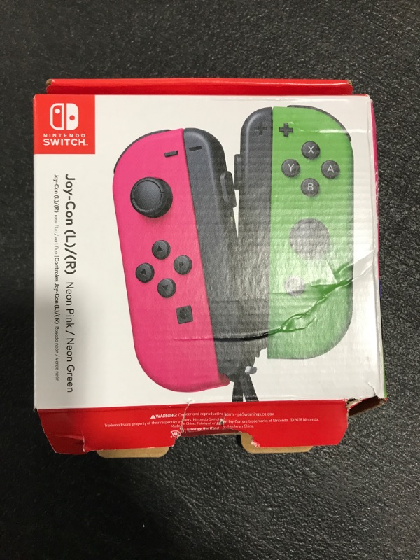 Photo 2 of Joy-Con (L/R) Wireless Controllers for Nintendo Switch. OPEN BOX. 