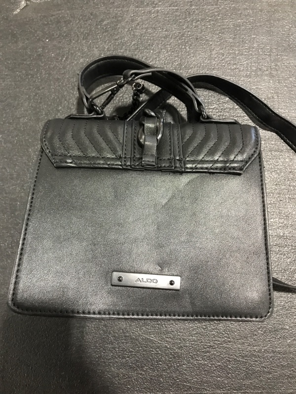 Photo 3 of ALDO Women's Jerilini Top Handle Bag Mini Jerilini Black/Black. 