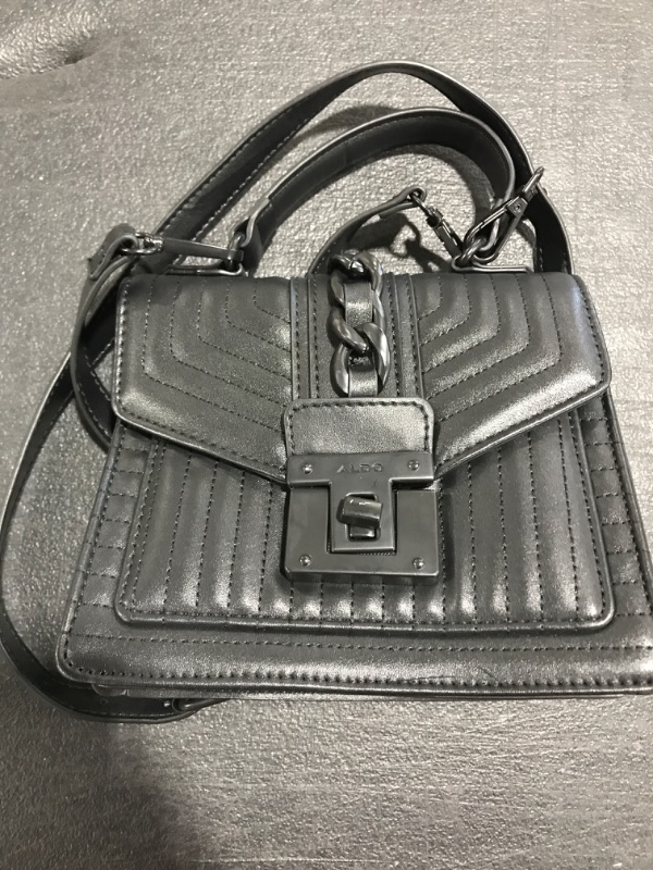 Photo 2 of ALDO Women's Jerilini Top Handle Bag Mini Jerilini Black/Black. 