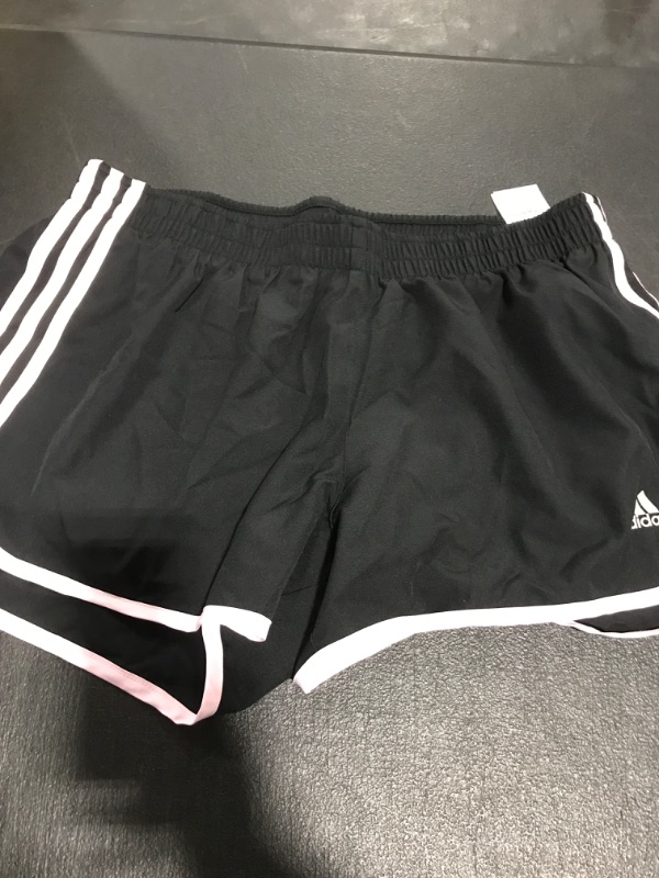 Photo 2 of adidas Women's Marathon 20 City Clash Shorts Large 3 Inches Black/Clear Pink