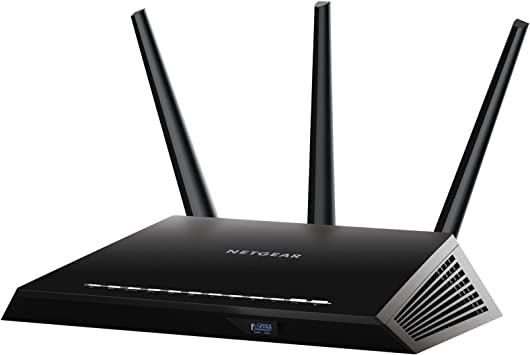 Photo 1 of NETGEAR Nighthawk Smart WiFi Router (R7000P) - AC2300 Wireless Speed (up to 2300 Mbps) | Up to 2000 sq ft Coverage & 35 Devices | 4 x 1G Ethernet and 2 USB ports | Armor Security. PRIOR USE. BOX DAMAGE. 
