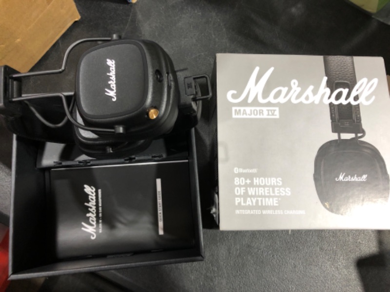 Photo 1 of Marshall Major IV On-Ear Bluetooth Headphone, Black