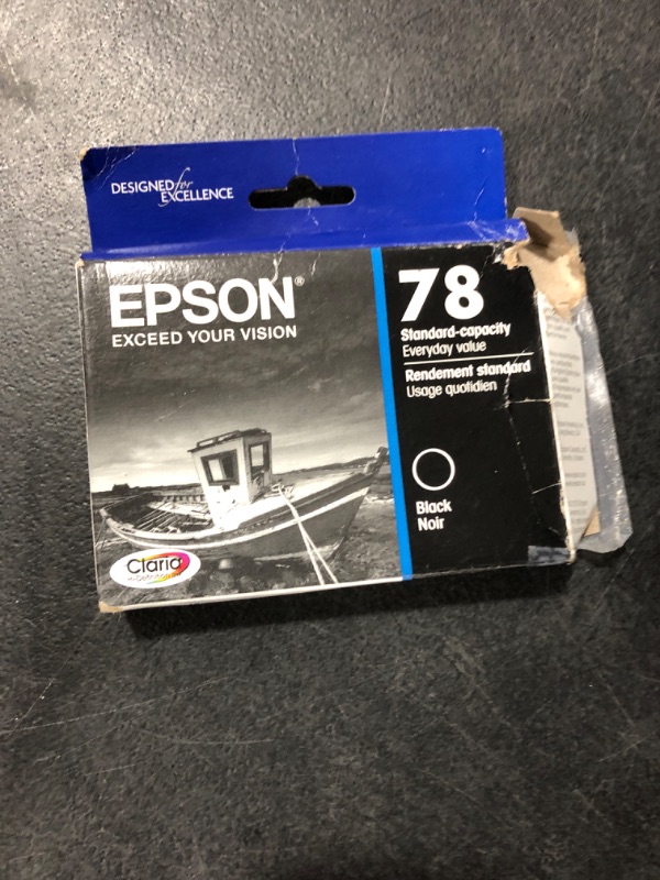 Photo 2 of EPSON T078 Claria Hi-Definition Ink Standard Capacity Black Cartridge (T078120-S) for select Epson Artisan Photo Printers