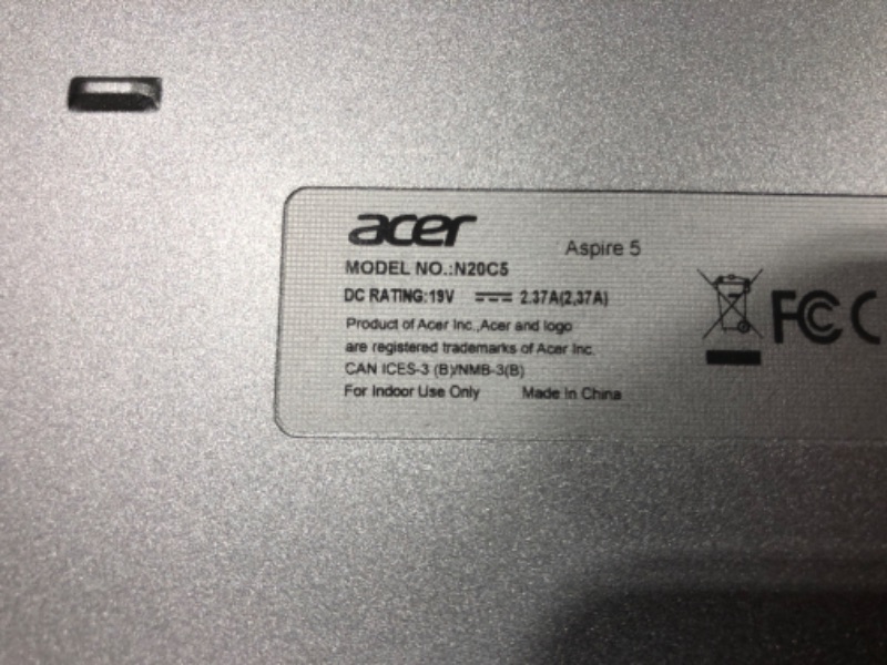 Photo 1 of Acer Aspire 5 A515-56-32DK Slim Laptop | 15.6" Full HD IPS Display | 11th Gen Intel Core i3-1115G4 Processor | 4GB DDR4 | 128GB NVMe SSD | WiFi 6 | Windows 11 Home in S mode