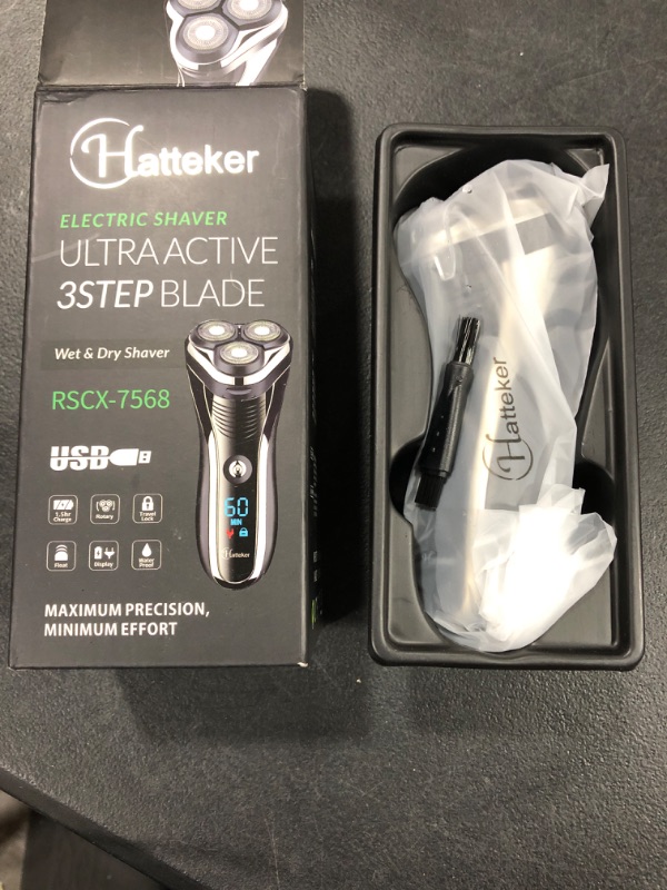 Photo 1 of Hatteker Ultra Active 3Step Blade Electric Shaver
