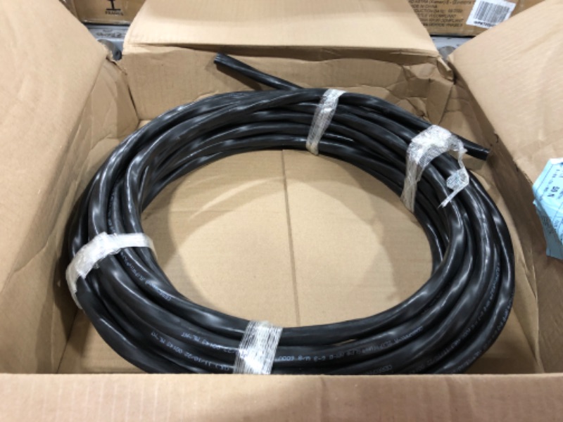 Photo 2 of 6/3 NM-B, Non-Metallic, Sheathed Cable, Residential Indoor Wire, Equivalent to Romex (50ft Cut)