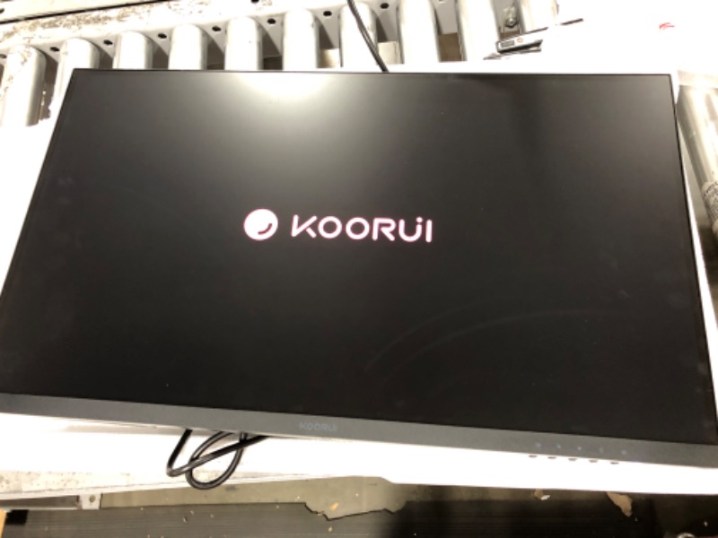 Photo 2 of KOORUI 27 Inch QHD Gaming Monitor 144 Hz, VA, 1ms, DCI-P3 90% Color Gamut, FreeSync G-Sync Compatible, (2560x1440, HDMI, DisplayPort) Black 27inch/144HZ/QHD/VA