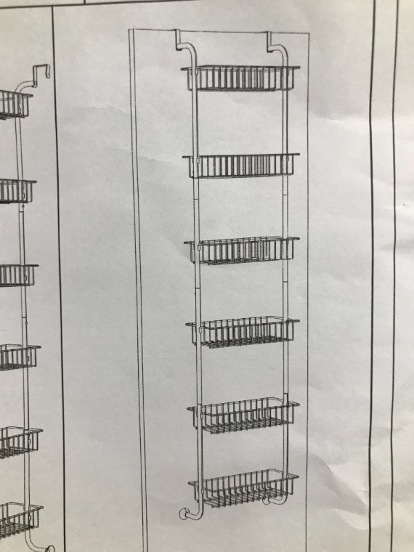 Photo 1 of 6 tier white rack 