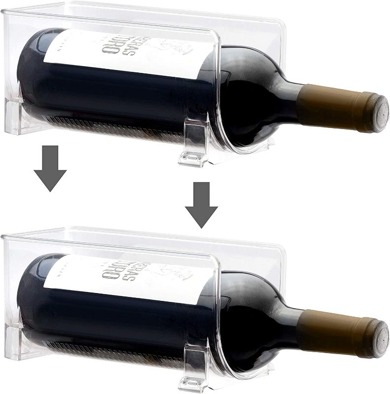 Photo 1 of 4 PACK Wine Holder Plastic Wine Rack 