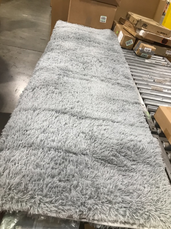 Photo 1 of 94 x 60 grey living room rug 