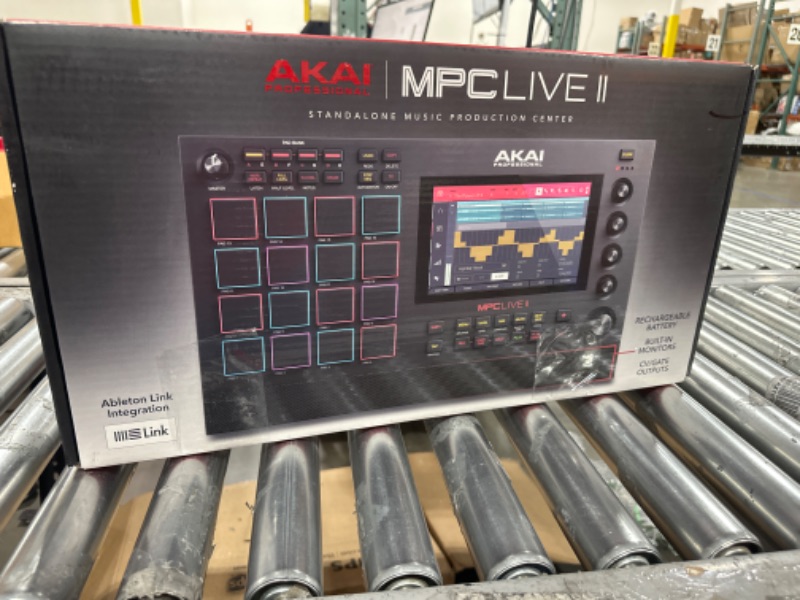 Photo 10 of AKAI Professional MPC Live II – Professional Battery Powered Drum Machine and Sampler With Speakers, Beat Pads, Synth Engines and Touch Display MPC Live 2