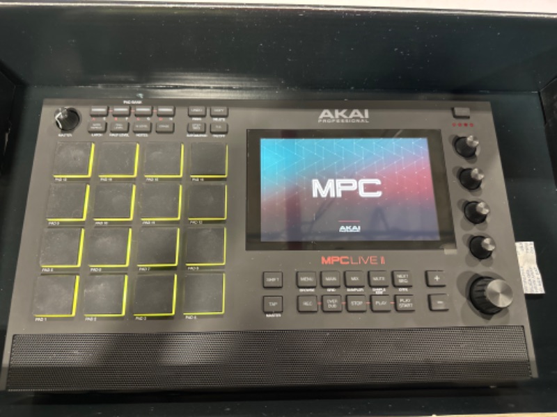 Photo 6 of AKAI Professional MPC Live II – Professional Battery Powered Drum Machine and Sampler With Speakers, Beat Pads, Synth Engines and Touch Display MPC Live 2