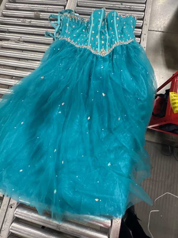 Photo 1 of  TURQUOISE PRINCESS GOWN SIZE 16W 