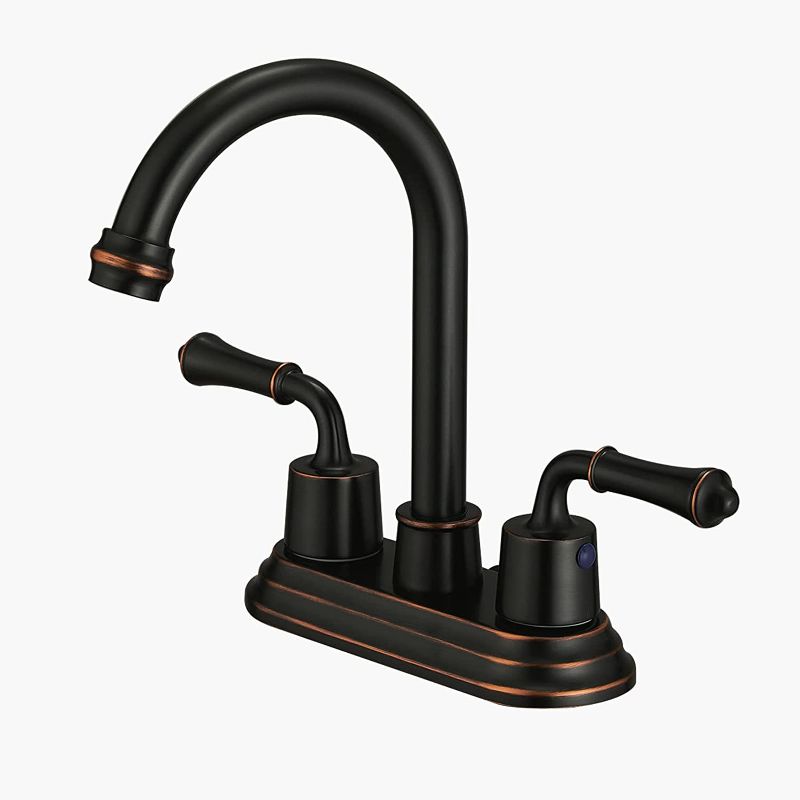 Photo 1 of 2 Handle Bathroom Faucet- SLYT025 (Oil Rubbed Bronze)