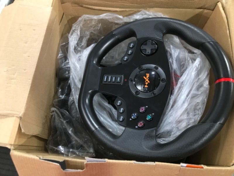 Photo 1 of PXN V900 Gaming Steering Wheel - 270/900° PC Racing Wheels with Linear Pedals & Left and Right Dual Vibration for Xbox Series X|S, PS4, Xbox One, PC, Nintendo Switch, Android TV
