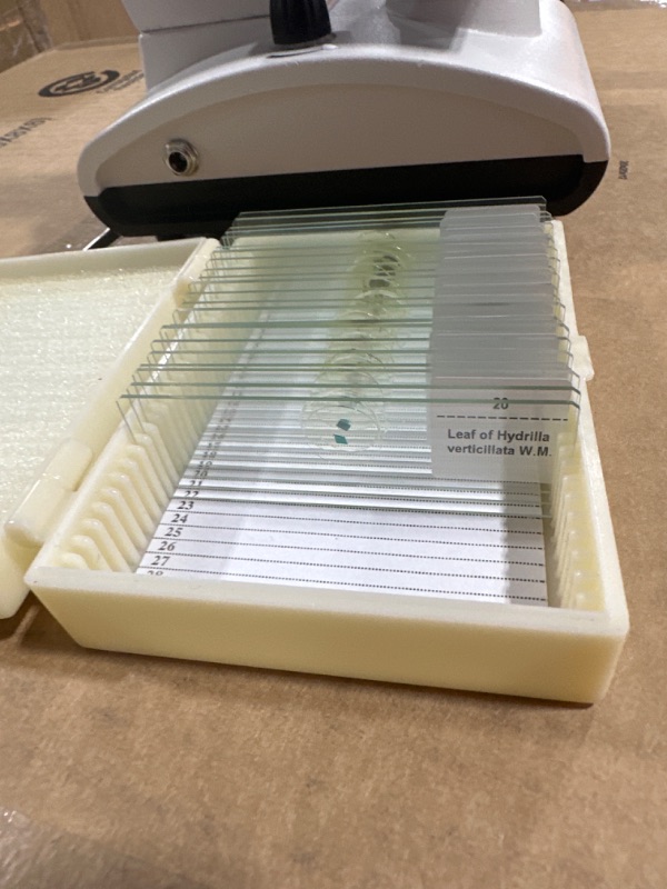 Photo 1 of BNISE 100x-2000x Biological Microscopes, for Kids Students Adults, Microscope with Microscope Slides Set, Phone Adapter, Powerful Biological Microscopes for School Laboratory Home Science Education
