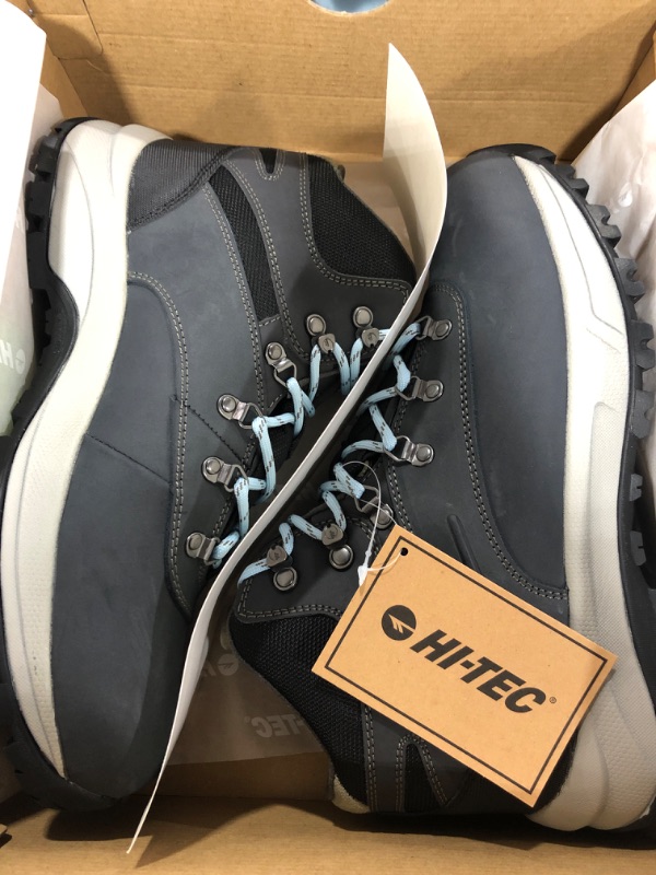 Photo 2 of [Size 10] HI-TEC Altitude VI I WP Leather Waterproof Women's Hiking Boots, Trail and Backpacking Shoes 10 Dark Grey