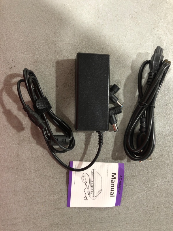 Photo 2 of 19V 3.33A 65W 45W Laptop AC Adapter for HP Pavilion x360 Elitebook 15-f233wm 15-f271wm 15-f272wm 15-f337wm 15-f387wm 17-g101dx 17-g119dx Notebook Power Supply Cord with 2 Tips(Blue and Black)