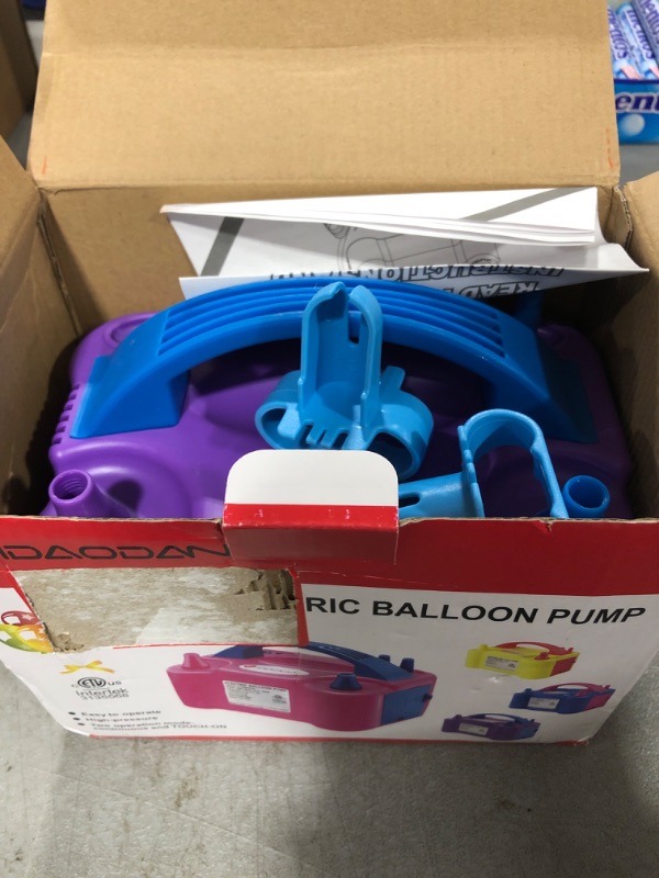 Photo 2 of IDAODAN Electric Air Balloon Pump