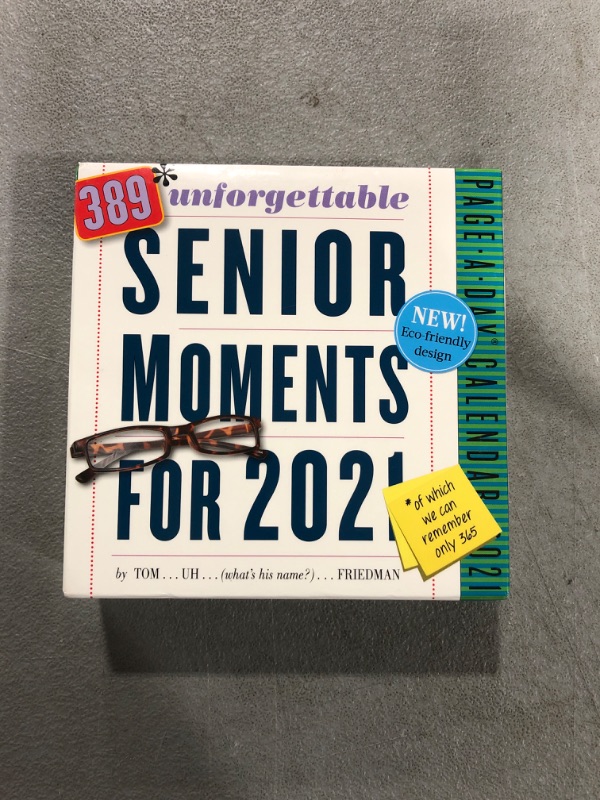 Photo 2 of 389 Unforgettable Senior Moments Page-A-Day Calendar 2021