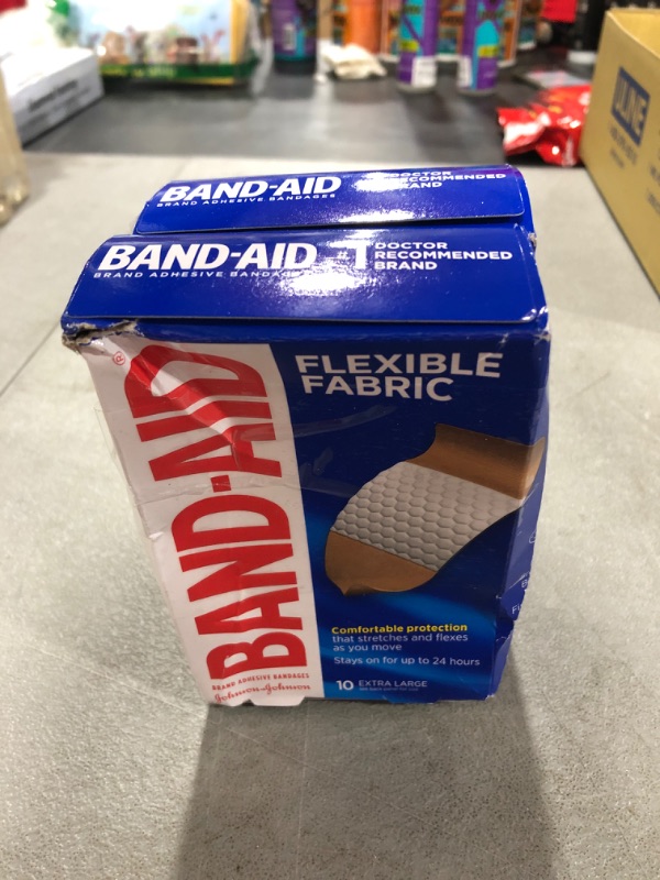 Photo 2 of 2 Pack- Flexible Fabric Adhesive Bandages Extra Large