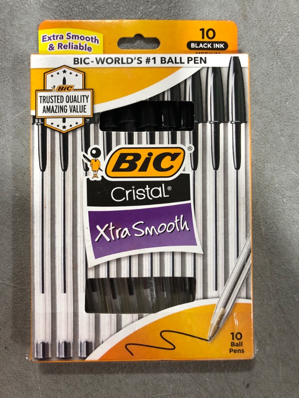 Photo 2 of Xtra Smooth Ballpoint Pens, Medium Point (1 mm), For Everyday Writing Activities