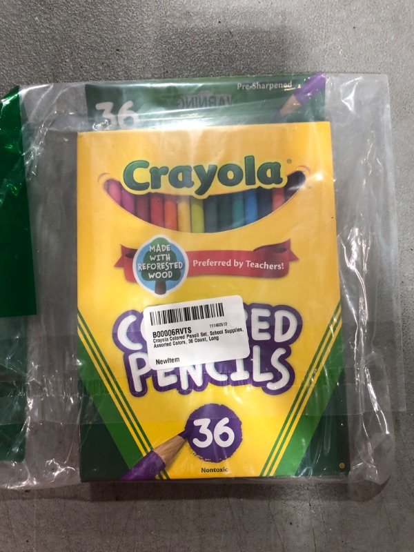 Photo 2 of Crayola Colored Pencil Set, School Supplies, Assorted Colors, 36 Count, Long 36 Count (Pack of 1) Pencils