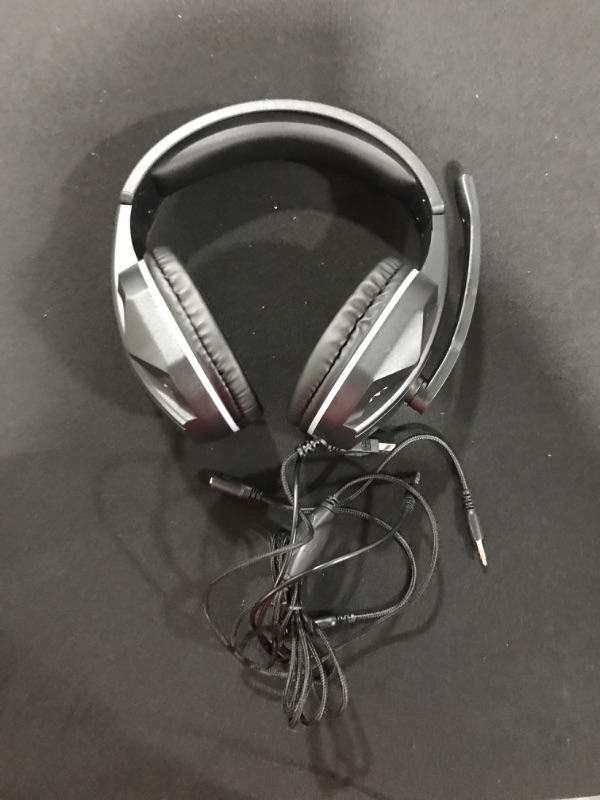 Photo 2 of Computer Headphone, Wired Headphone, Over-Ear Headphone with Microphone, Volume Adjustment with Cable, Suitable for Daily, Study, and Business